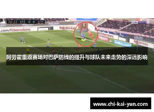阿劳霍重返赛场对巴萨防线的提升与球队未来走势的深远影响
