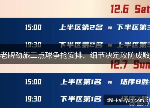 老牌劲旅二点球争抢安排，细节决定攻防成败